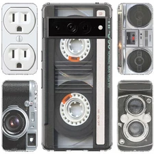 For Google Pixel 9a 8a 7a 6a 7 8 9 Pro TPU Phone Case+Tempered Glass -RTO