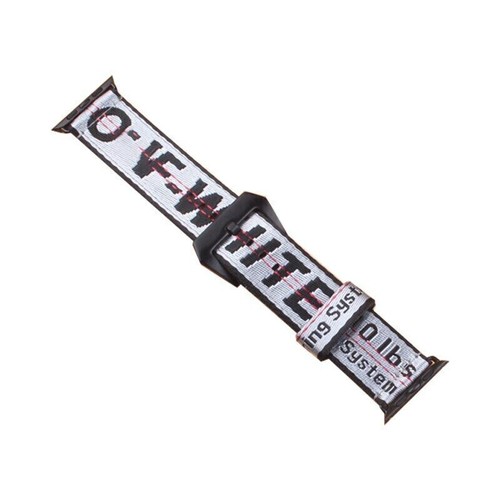 Off White Nylon Band For Apple Watch Ultra 49mm Series 8 7 SE 6 45mm 41mm 44mm - Picture 8 of 15