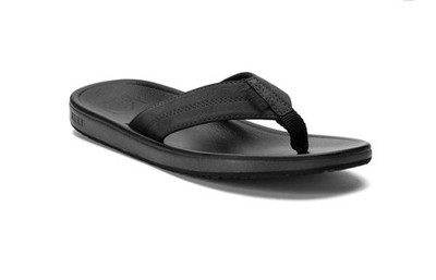 Reef Journeyer Cushion Comfort FlipFlop Thong Sandal Black Men Sz 11