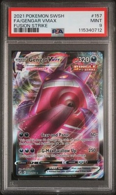 2021 GENGAR #157 VMAX SWSH FUSION STRIKE POKEMON PSA 9 MINT | eBay