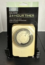Living Solutions Dual Outlet 24-Hour Timer WIC 270615