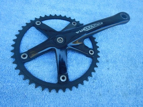 Vuelta Pista Drive Side Crank Only 46T Black Track Singlespeed 167.5mm Black