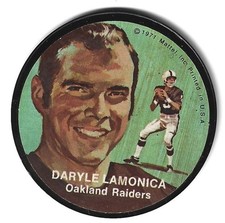 1971 MATTEL INSTANT REPLAY SPORTS RECORD DARYLE LAMONICA RAIDERS NICE L@@K