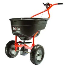Agri-Fab 45-0614 130 Lbs Cap Broadcast Push Spreader For Salt, Fertilizer &