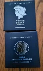 2024-S Proof  Morgan and S Peace Dollar Silver 2pc Set COA  Free Shipping