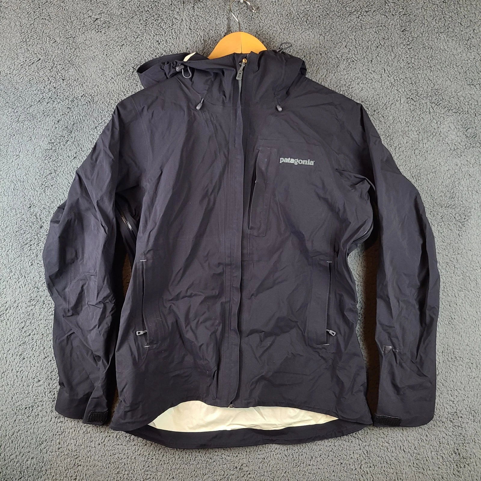 Patagonia Jacket Troposphere H2No Raincoat Hooded Outdoor Hiking Women’s Medium
