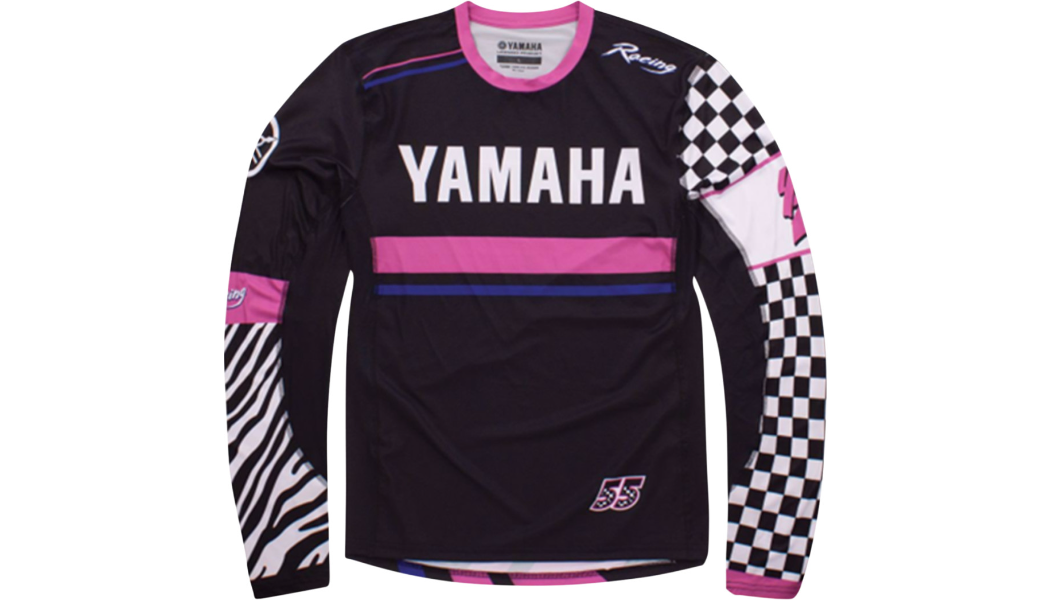 YAMAHA LONG SLEEVE JERSEY- ANNIVERSARY - ADULT MENS LARGE AND X-LARGE -FREE SHIP