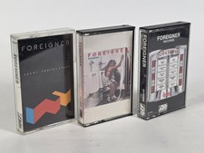 3 Foreigner Music Cassettes   Agent Provocateur, Head Games  Records