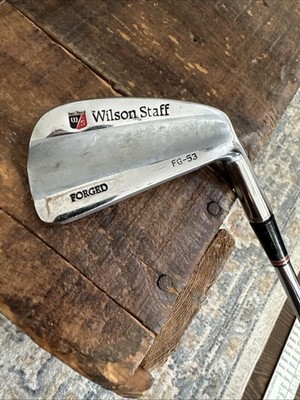 Wilson Staff Forged FG-53 Goose Neck Single 6 Iron R400 Regular Steel RH 37.5 