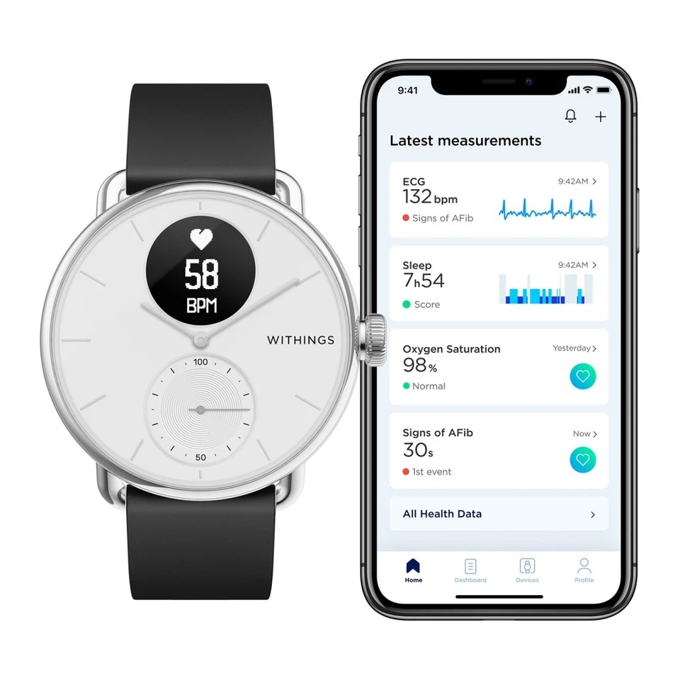 Withings ScanWatch Hybrid, Foto 1 von 5
