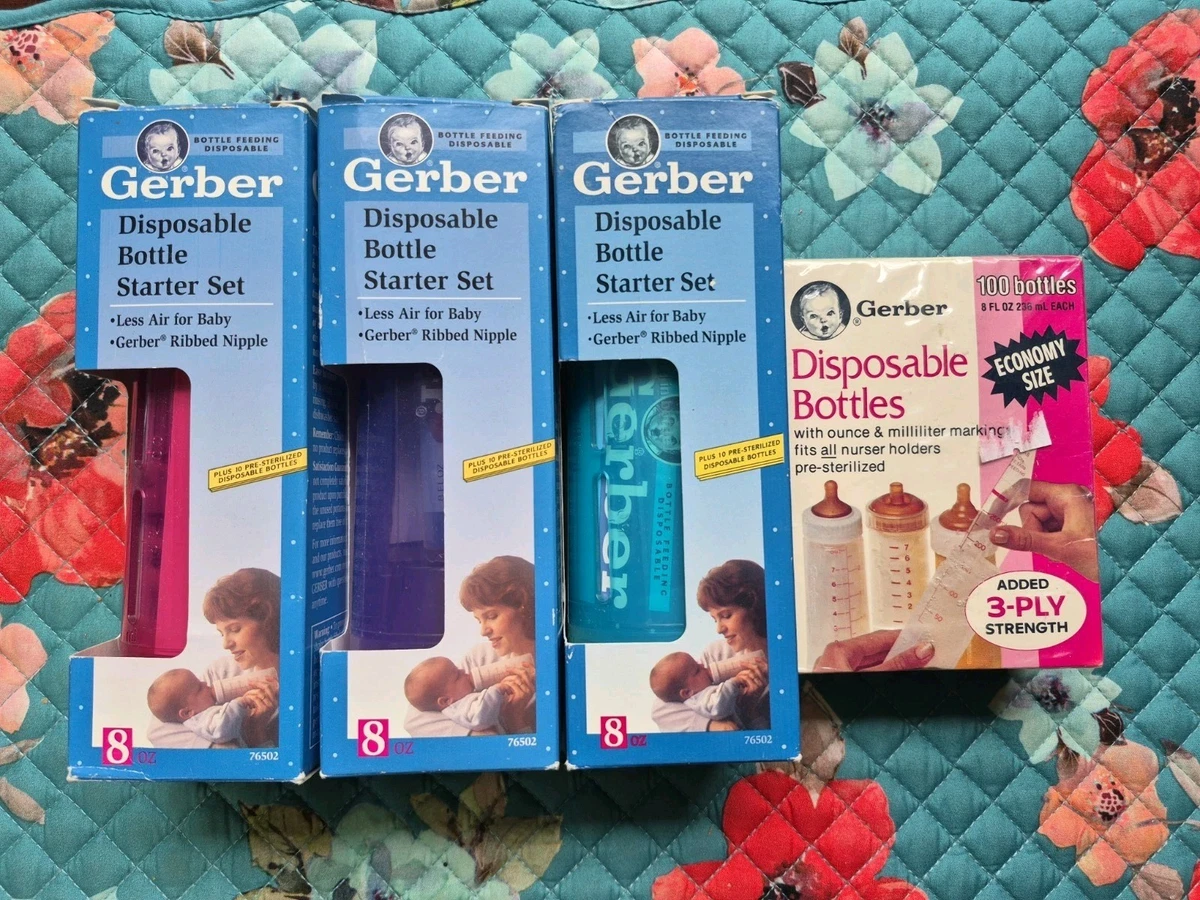 Gerber Bottle Set Baby Bottles for sale | eBay