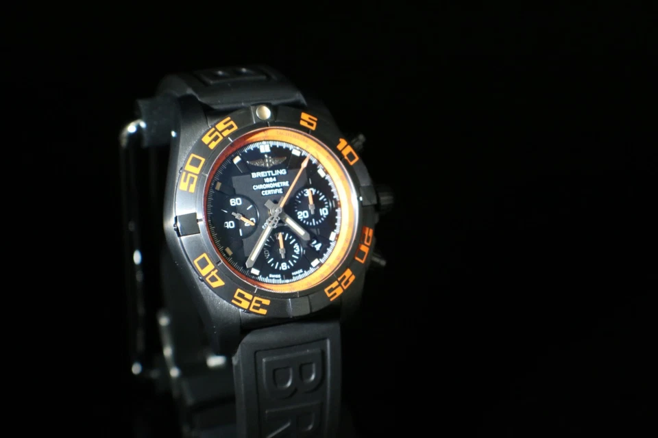 Breitling Chronomat 44 RAVEN Blacksteel B01 Automatic Chronograph-Full Set Lmtd - Image 3 of 4