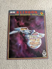 Klingon Ship Recognition Manual by FASA Star Trek The Role Playing Game 1985