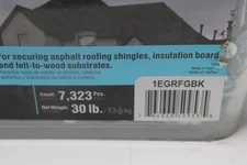 (7323-Pk) Grip-Rite Electro-Galvanized Roofing Nail 30 lbs 1 1EGRFGBK