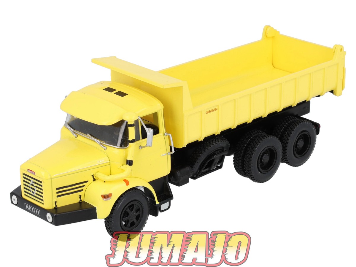 Camion Berliet GRH 230 6x4 BTP - Collection Hachette N°96 - Échelle 1/43 - Ixo