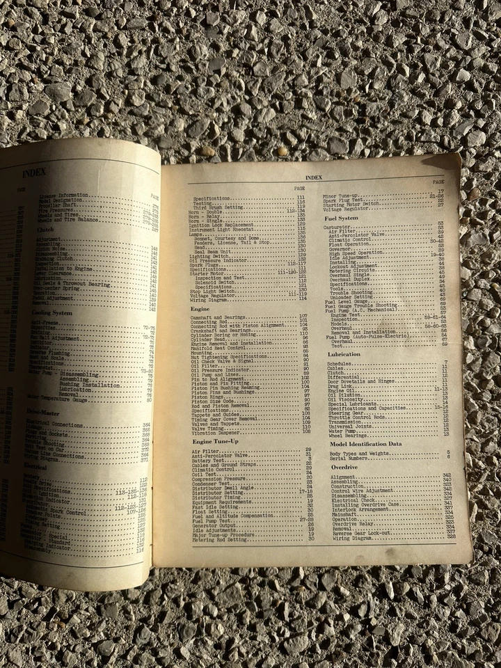 Original 1942-1947 Hudson Mechanical Procedure Shop Manual Repair Book - Image 2 of 4