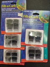 5x Penn Plax Filt-A-Carb for Multi-Pore and Undergravel "E" Filters- 10 Filters