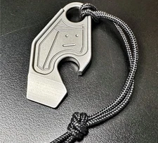 NEW! Nice Guy Machine Co. Return to Home V2 Fob, Titanium Beadblasted, USA Made