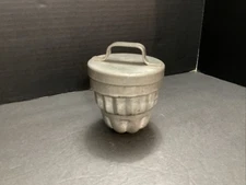 Antique Metal Ice Cream Mold 4" High w/ Lid Jello