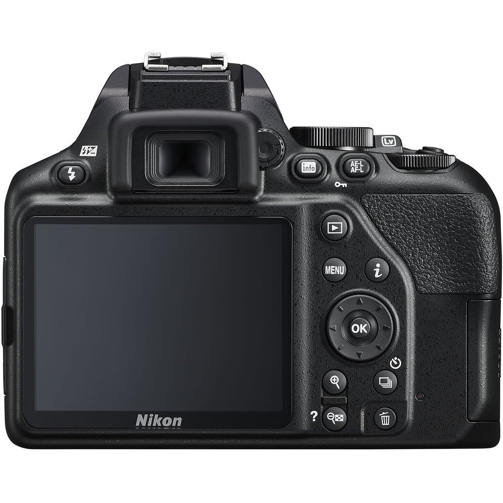 Nikon D3500 DSLR Camera with 18-55mm and 70-300mm Lenses - Black