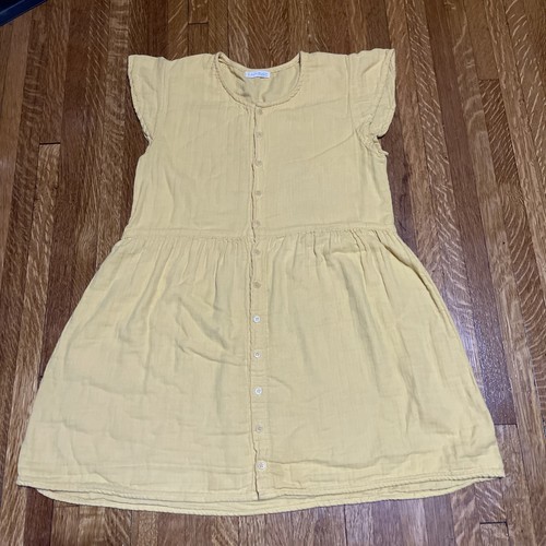 Free People x CP SHADES Tory Mustard Yellow Tunic Button Shirt Dress XS - Bild 3 von 9