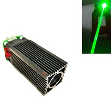 High Power 520nm 1500mw Green Dot Fat Beam 1.5W Warning Laser Diode Module 12V