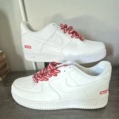 Las mejores ofertas en Nike Supreme x Air Force 1 Low Box Logo Las mejores ofertas en Nike Supreme x Air Force 1 Low Box Logo