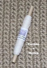 Thread Cotton + Hemp Blend, 25 Yards Spool