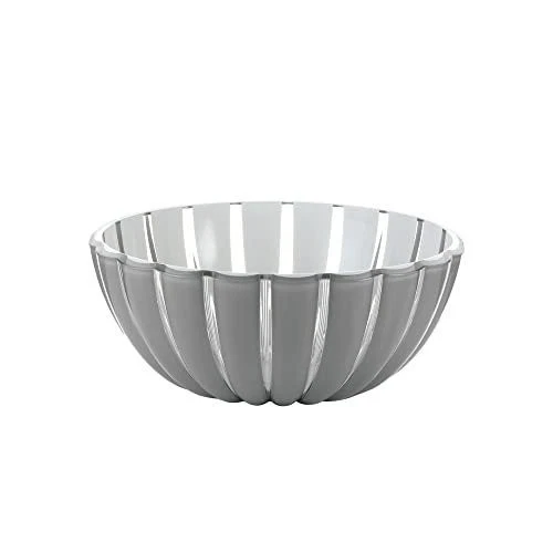 Guzzini Grace Medium Bowl Grey | 100% Recycled Plastic Reusable, BPA-Free |... Foto 2 de 4