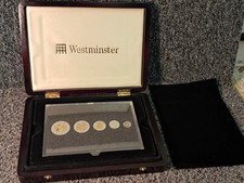 WW2 Numismatic Set , Plated .500/1000 Silver Coins, plated 22c gold 1939-1945