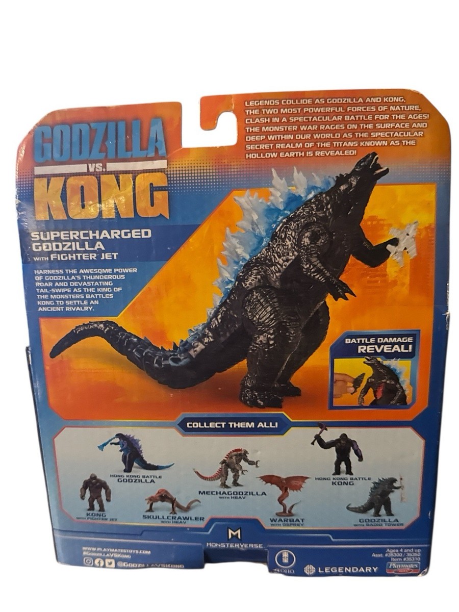 タモン・ホンダ & ケンタ・コバシ フィギュアセット Godzilla vs Kong Supercharged Godzilla with Fighter Jet Action