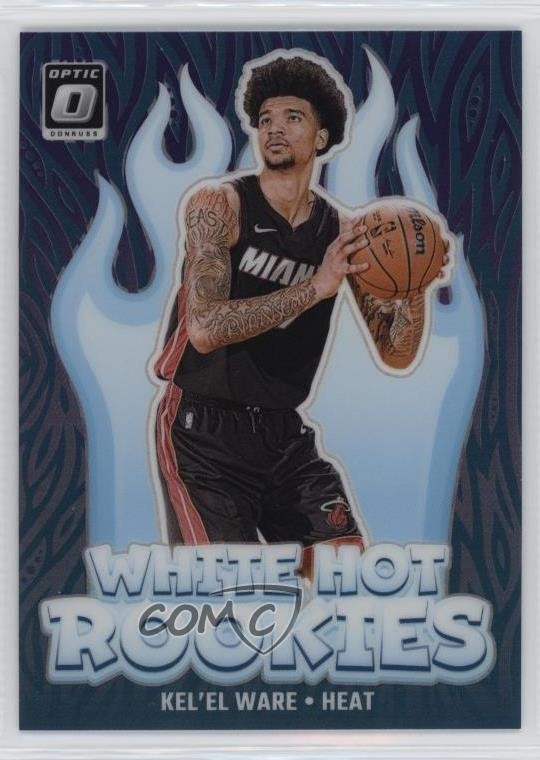 2024-25 Panini Donruss Optic White Hot Rookies Purple Prizm Kel'el Ware #5 1qy3