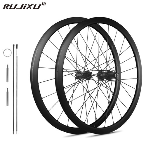  MTB Fahrrad Carbon 30*28mm Clincher/Tubeless Laufradsatz Scheibenbremse 6-Krallen Nabe  - Bild 16 von 21