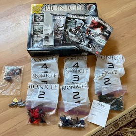 LEGO Bionicle: Ultimate Dume 10202 W/MASK & Krekka 8623 --Incomplete (see notes)