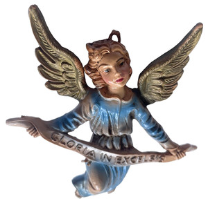 Vintage ITALY 5" ~ FONTANINI Gloria Angel ~ NATIVITY PIECE or Ornament