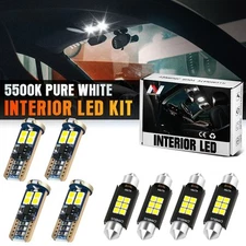 For 06-10 Dodge Charger Dome Glove Box Cargo Light Interior LED Bulb Kit 8 Pcs