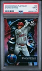 2023 Bowman Platinum Shohei Ohtani #68 PSA 9 Angels