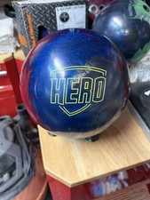 *USED - Bowling Ball - 15lb - Brunswick " HERO " PLUGGED AND RESURFACED