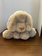 Floppy Tan Brown Puppy Dog Plush 2012 Animal Adventure 14" VERY SOFT