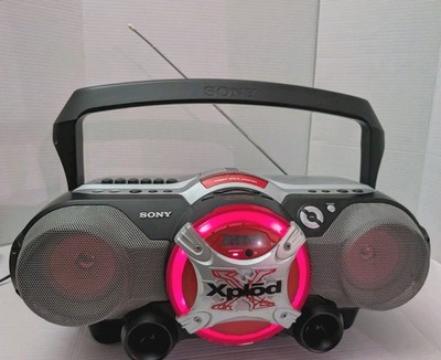 Sony Xplod CFD-G505 Mega Bass AM FM Radio CD Cassette Boom Box