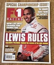 F1 Racing Magazine December 2008 Formula 1 Lewis Hamilton McLaren Damon Hill