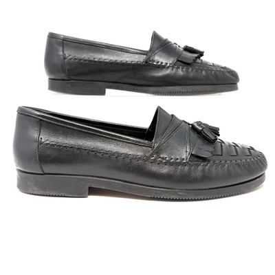 Giorgio Brutini Princeton Men Sz 10M Black Leather Loafer Slip On Kiltie Amazon.com | Giorgio Brutini Men main image 3