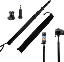 16Ft/5M Carbon Fiber Invisible Selfie Stick,16Ft Extended Super Long Pole for In