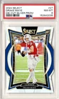 2024 Panini Select - Concourse Drake Maye #27 Silver Prizm Die-Cut (RC) PSA 8