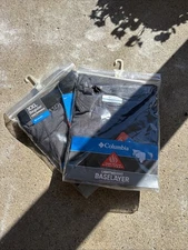 Men’s Columbia Lightweight Omni-Heat Base Layer Shirt & Pants Set Size XXL