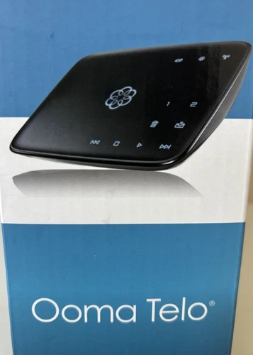 Ooma Telo Free Smart Home Phone Service Black New SEALED BOX