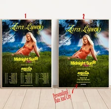 Zara Larsson's Midnight Sun Tour is coming to North America in 2026 Poster