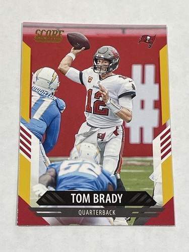 Tom Brady [Gold] #12 2021 Panini Score card