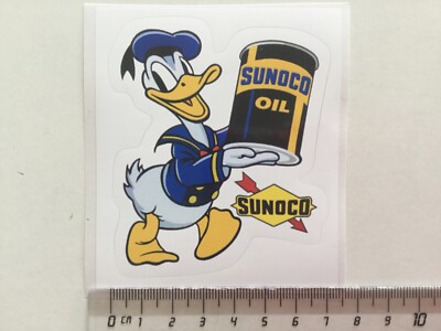 Sticker / Aufkleber, Sunoco Oil Werbung, Donald Duck