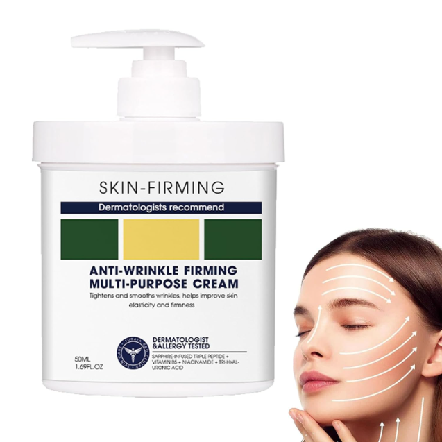 Advanced Anti-Wrinkle Firming Cream for Youthful Multi-Purpose Skin Care
